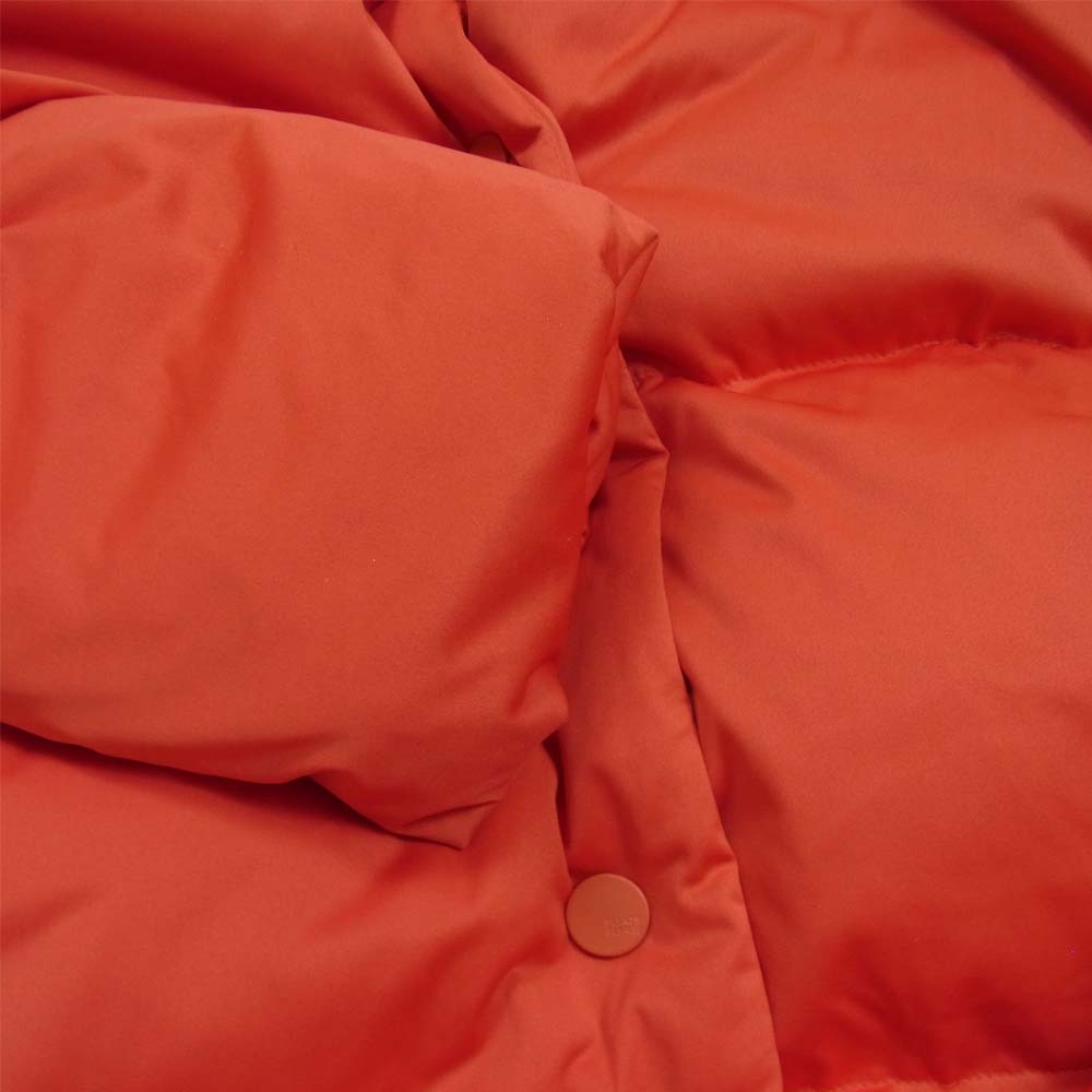 PLEATS PLEASE プリーツプリーズ イッセイミヤケ PP14-ZA891 フーディー ダウンコート 赤橙系 5【中古】