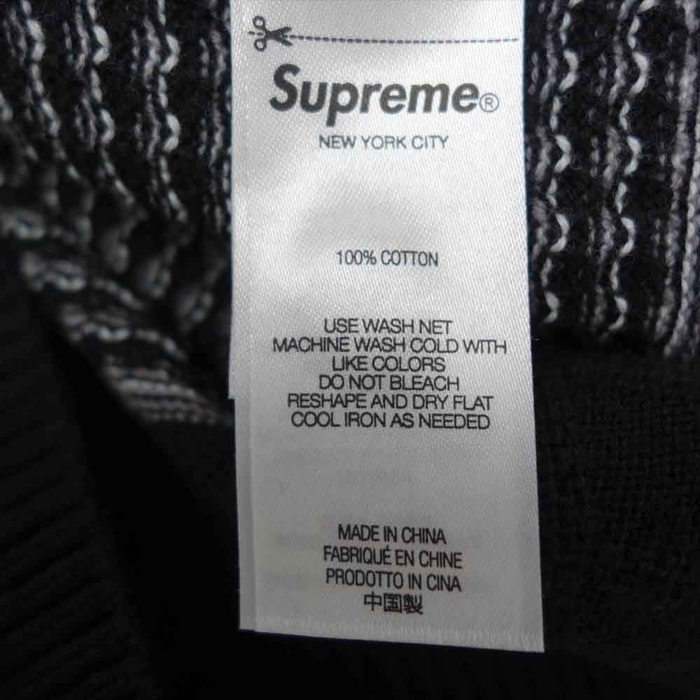 Supreme シュプリーム 21AW Knit Stripe L/S Polo ニット ストライプ 長袖 ポロシャツ M【新古品】【未使用】【中古】