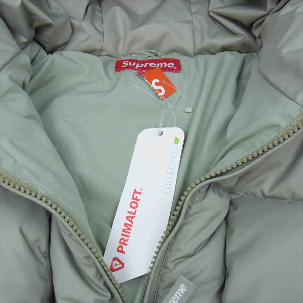 Supreme シュプリーム 21AW Warp Hooded Puffy Jacket ワープ フーディー パフィー ジャケット カーキ系 M【新古品】【未使用】【中古】