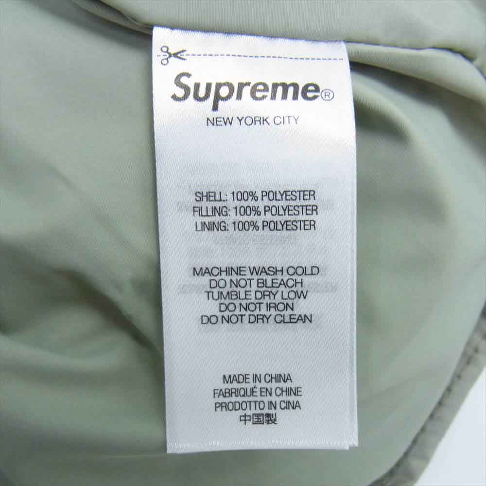 Supreme シュプリーム 21AW Warp Hooded Puffy Jacket ワープ フーディー パフィー ジャケット カーキ系 M【新古品】【未使用】【中古】