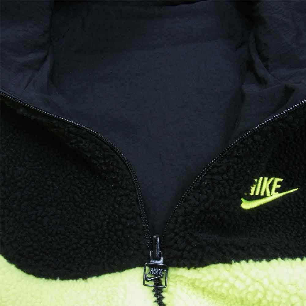 NIKE ナイキ BQ6546-017 Big Swoosh Boa Jacket Black Volt ビッグ スウォッシュ ボア ジャケット ブラック系 L【中古】