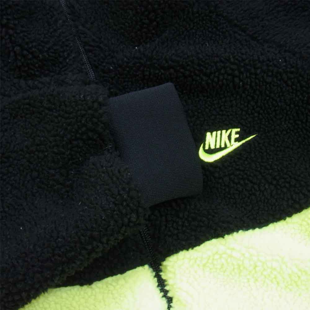 NIKE ナイキ BQ6546-017 Big Swoosh Boa Jacket Black Volt ビッグ スウォッシュ ボア ジャケット ブラック系 L【中古】