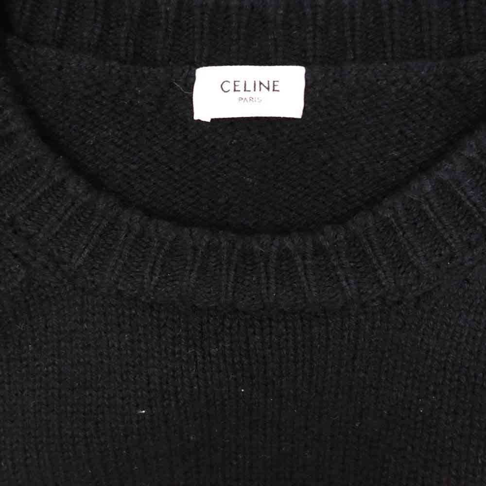CELINE 20SS カレッジロゴ セーター ニット L グレー