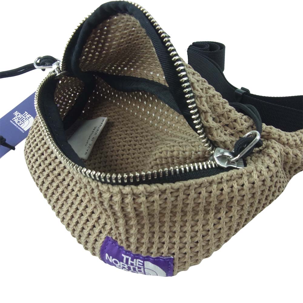 THE NORTH FACE ノースフェイス NN7013N Mesh Waist Bag メッシュ ウエスト バッグ ベージュ系【新古品】【未使用】【中古】