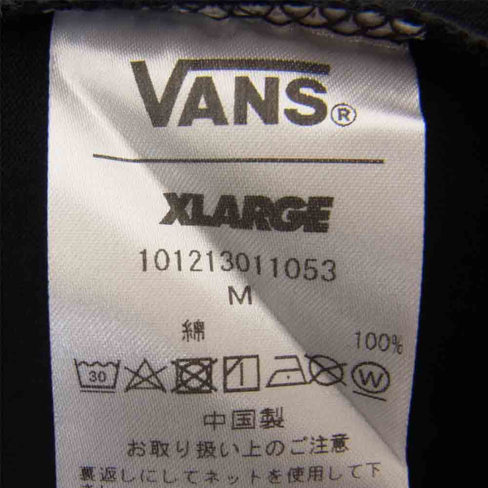 VANS バンズ × XLARGE L/S POCKET ロングスリーブ ポケット Tシャツ ブラック系 M【新古品】【未使用】【中古】