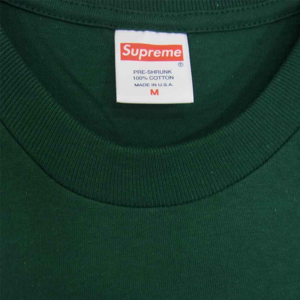 Supreme シュプリーム 20AW scratch tee スクラッチ Tシャツ グリーン系 M【新古品】【未使用】【中古】