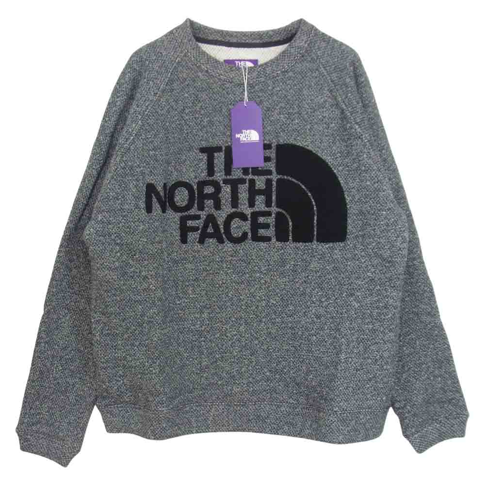 THE NORTH FACE ノースフェイス NT6850N PURPLE LABEL パープルレーベル Mountain Sweat Crew マウンテン スウェット クルー  グレー系 S【新古品】【未使用】【中古】