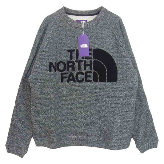 THE NORTH FACE ノースフェイス NT6850N PURPLE LABEL パープルレーベル Mountain Sweat Crew マウンテン スウェット クルー  グレー系 S【新古品】【未使用】【中古】