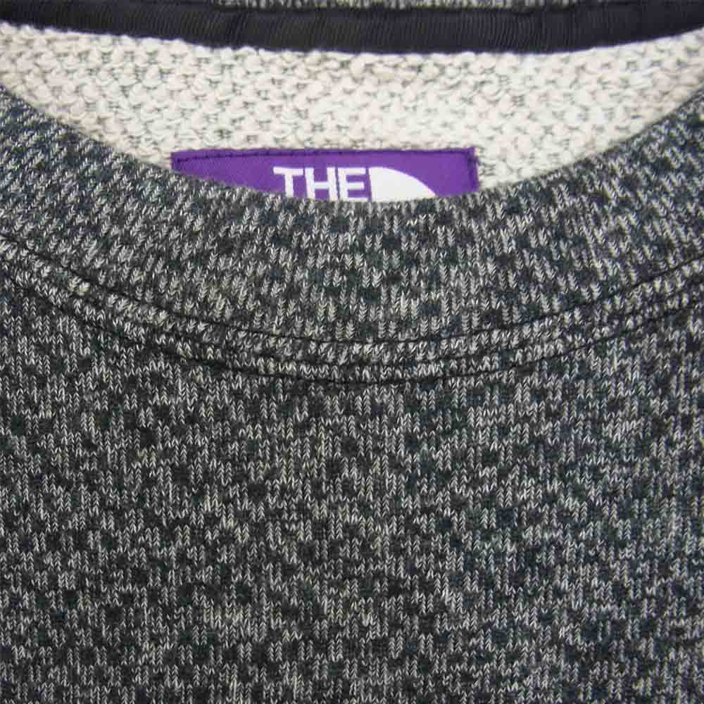 THE NORTH FACE ノースフェイス NT6850N PURPLE LABEL パープルレーベル Mountain Sweat Crew マウンテン スウェット クルー  グレー系 S【新古品】【未使用】【中古】