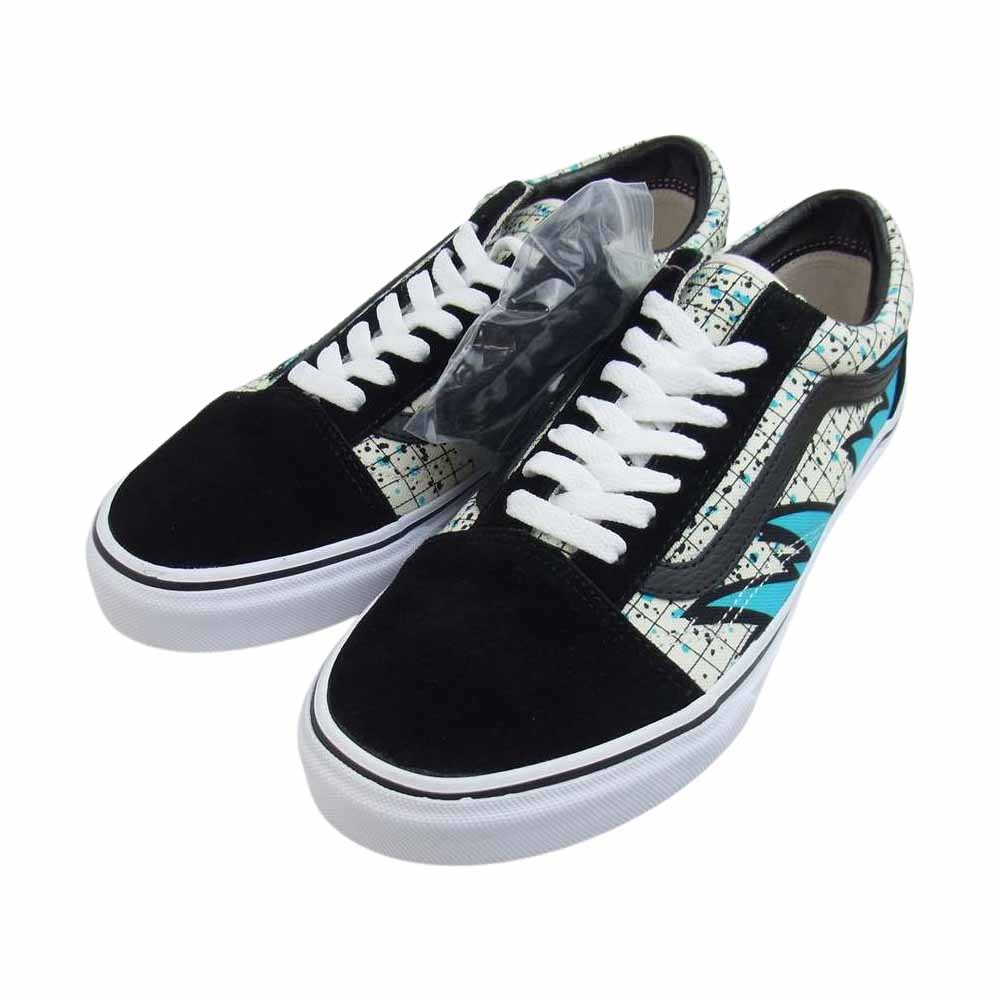 VANS バンズ × XLARGE OLD SCHOOL エクストララージ オールドスクール ブラック系 ブルー系 27.5cm【新古品】【未使用】【中古】