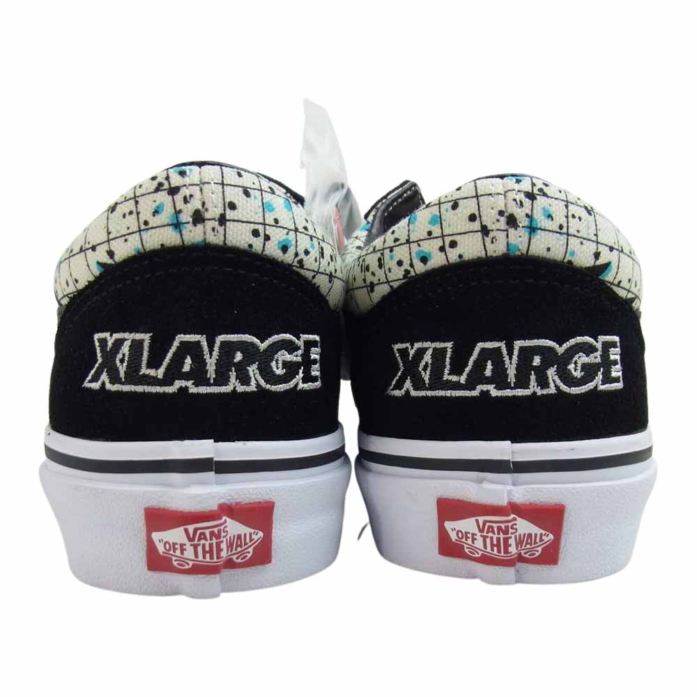 VANS バンズ × XLARGE OLD SCHOOL エクストララージ オールドスクール ブラック系 ブルー系 27.5cm【新古品】【未使用】【中古】