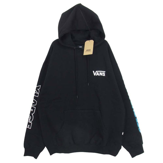 VANS バンズ × XLARGE PULLOVER HOODED SWEAT エクストララージ プルオーバー スウェット パーカー ブラック系 M【新古品】【未使用】【中古】