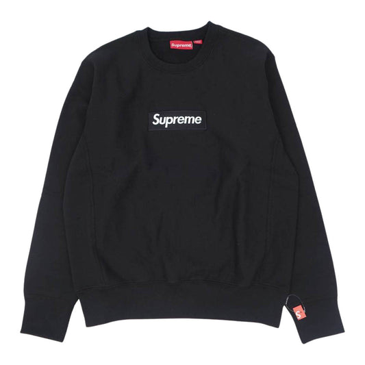 Supreme シュプリーム 18AW Box Logo Crewneck ボックス ロゴ クルーネック スウェット ブラック系 S【新古品】【未使用】【中古】