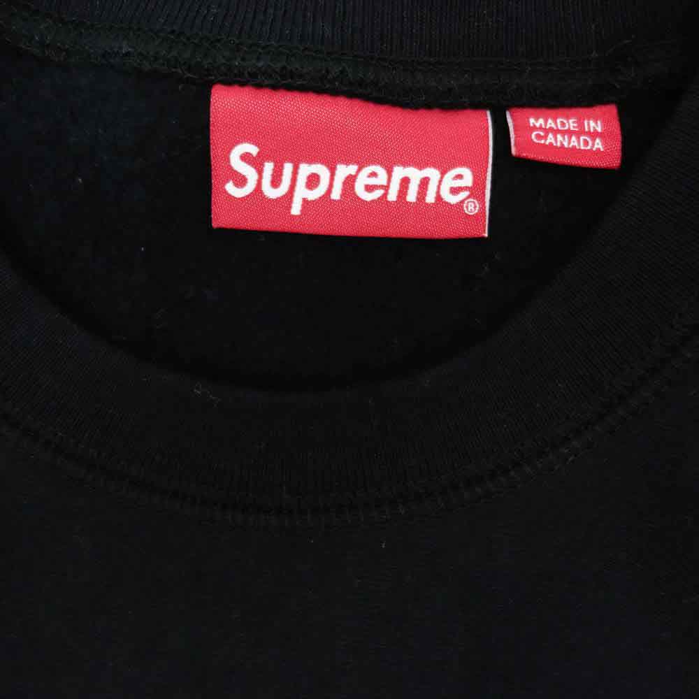Supreme シュプリーム 18AW Box Logo Crewneck ボックス ロゴ クルーネック スウェット ブラック系 S【新古品】【未使用】【中古】