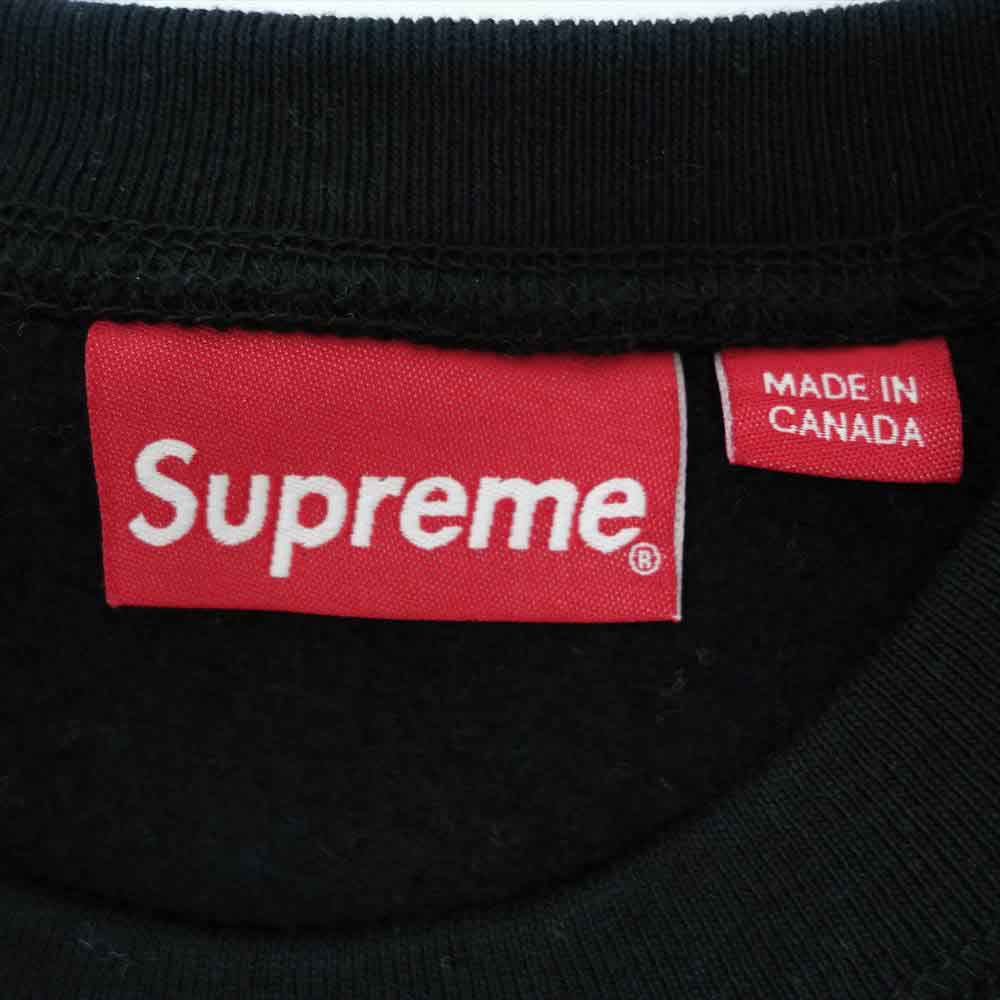 Supreme シュプリーム 18AW Box Logo Crewneck ボックス ロゴ クルーネック スウェット ブラック系 S【新古品】【未使用】【中古】