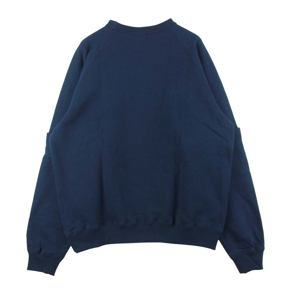 バンブーシュート 2101026 DETACHABLE SLEEVE CREW NECK SWEAT SHIRT デタッチャブル スリーブ クルーネック スウェット ネイビー系 M【新古品】【未使用】【中古】
