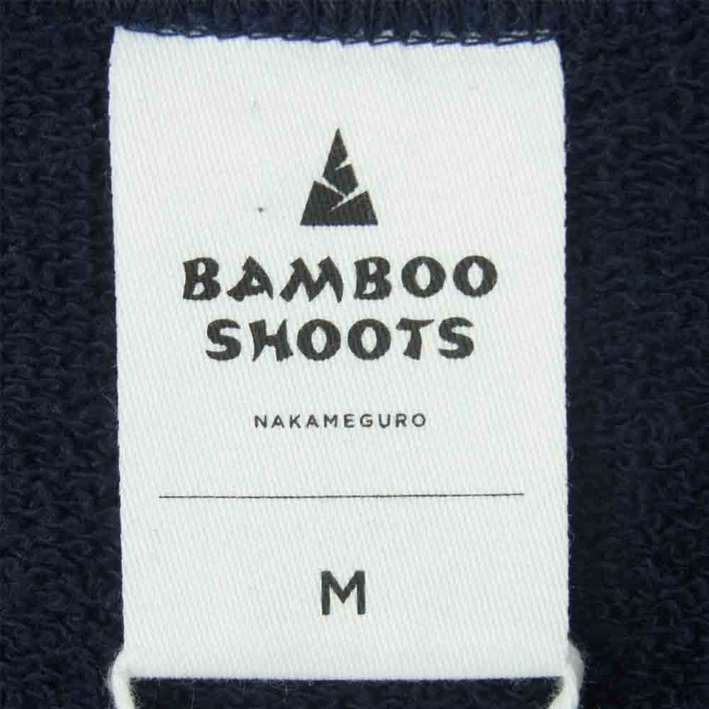 バンブーシュート 2101026 DETACHABLE SLEEVE CREW NECK SWEAT SHIRT デタッチャブル スリーブ クルーネック スウェット ネイビー系 M【新古品】【未使用】【中古】