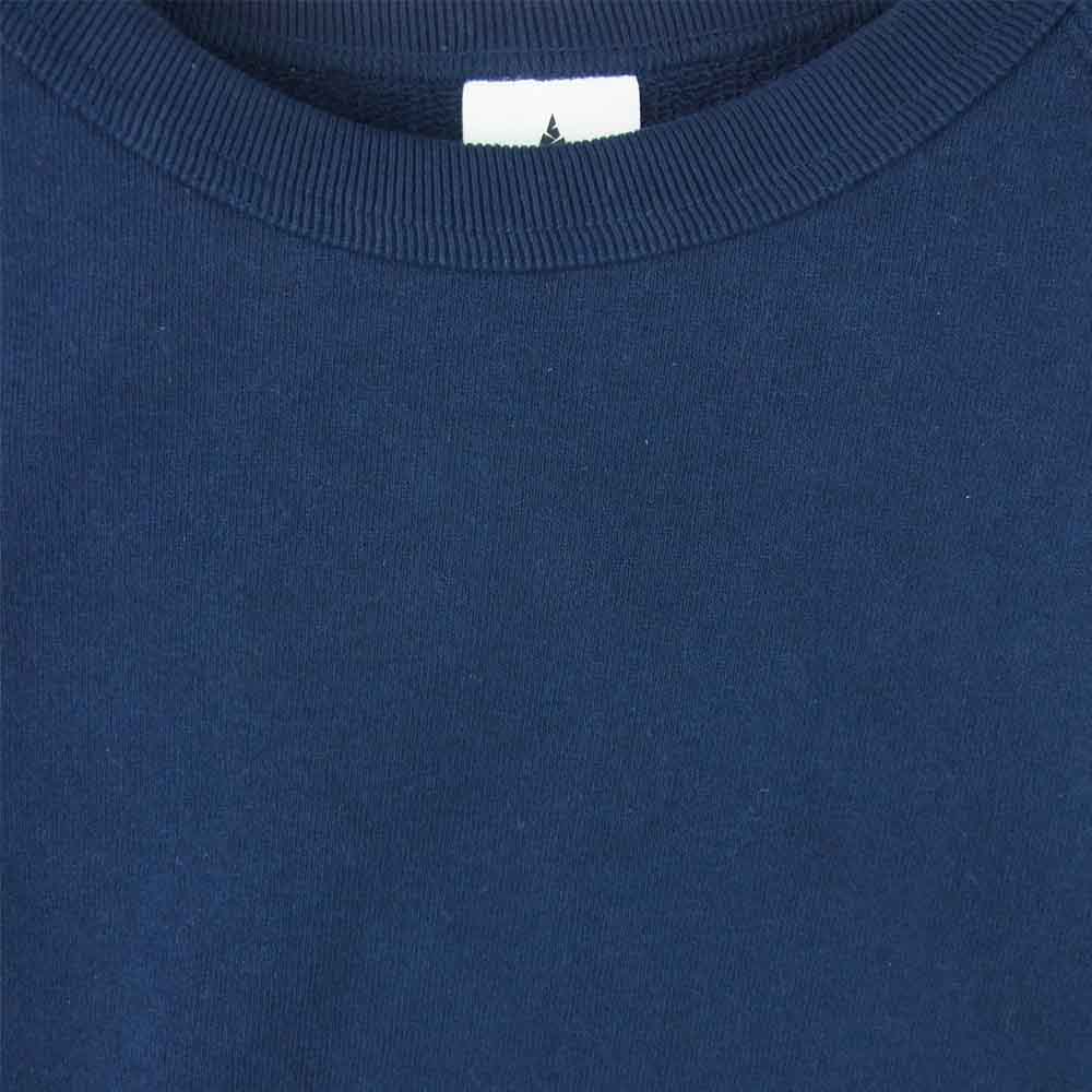 バンブーシュート 2101026 DETACHABLE SLEEVE CREW NECK SWEAT SHIRT デタッチャブル スリーブ クルーネック スウェット ネイビー系 XL【新古品】【未使用】【中古】