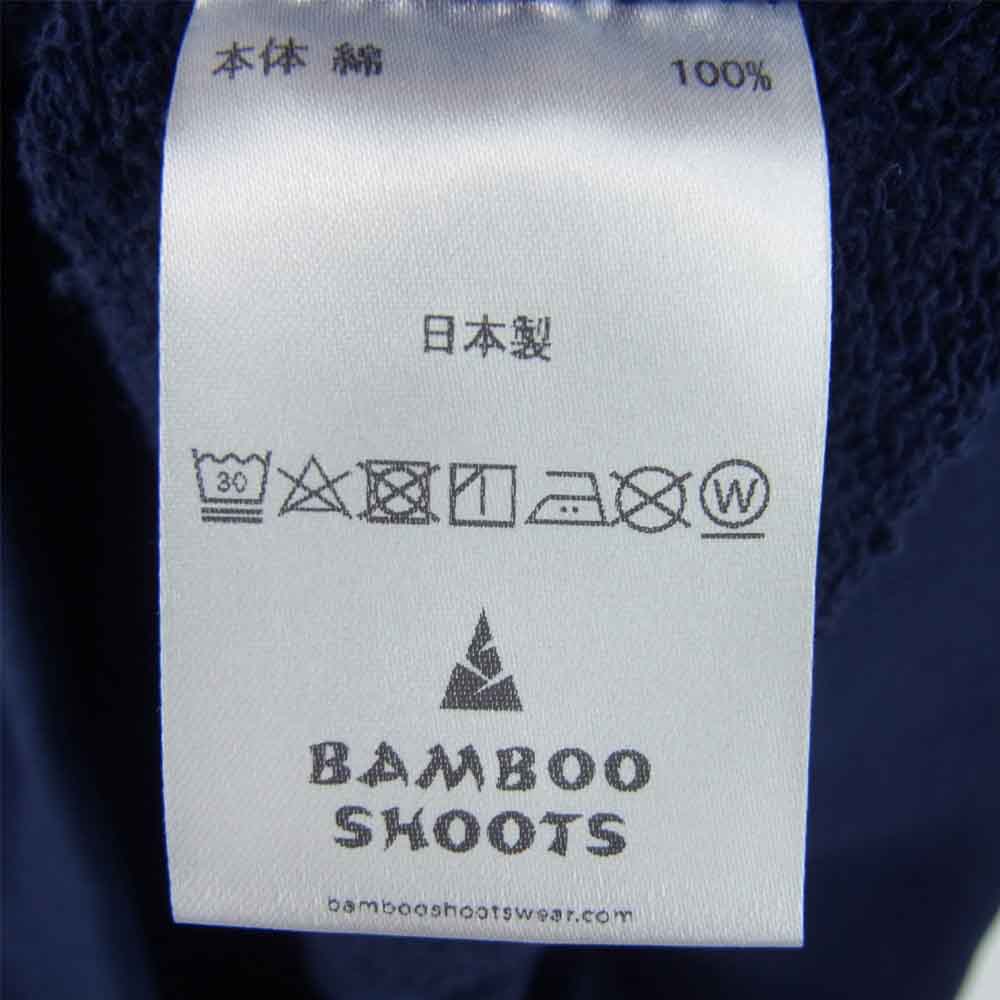 バンブーシュート 2101026 DETACHABLE SLEEVE CREW NECK SWEAT SHIRT デタッチャブル スリーブ クルーネック スウェット ネイビー系 XL【新古品】【未使用】【中古】