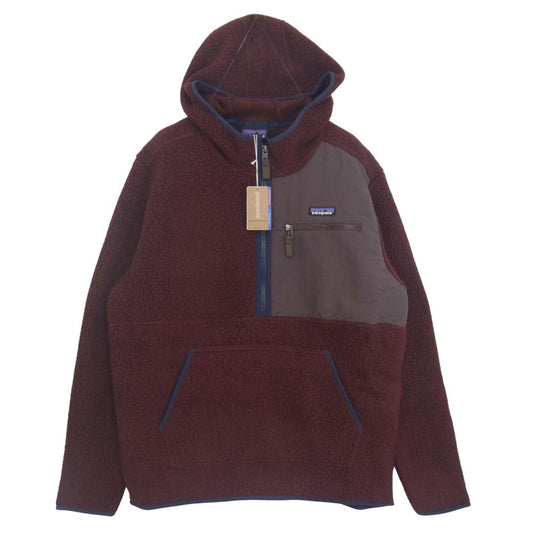 patagonia パタゴニア 21AW 22790 21年製 Retro Pile P/O Dark Ruby レトロ パイル プルオーバー フリース ジャケット エンジ系 M【新古品】【未使用】【中古】