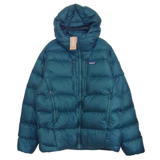 patagonia パタゴニア 21AW 85500 21年製 Fitz Roy Down Hoody Dark Borealis Green フィッツロイ ダウン フーディ ジャケット グリーン系 L【新古品】【未使用】【中古】