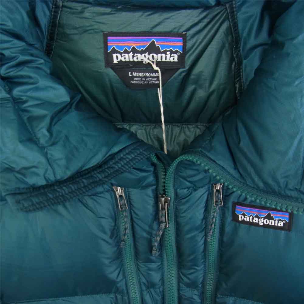 patagonia パタゴニア 21AW 85500 21年製 Fitz Roy Down Hoody Dark Borealis Green フィッツロイ ダウン フーディ ジャケット グリーン系 L【新古品】【未使用】【中古】