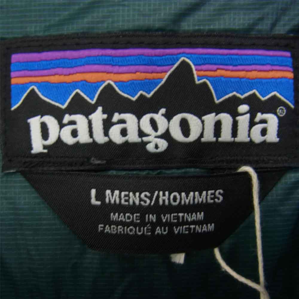 patagonia パタゴニア 21AW 85500 21年製 Fitz Roy Down Hoody Dark Borealis Green フィッツロイ ダウン フーディ ジャケット グリーン系 L【新古品】【未使用】【中古】