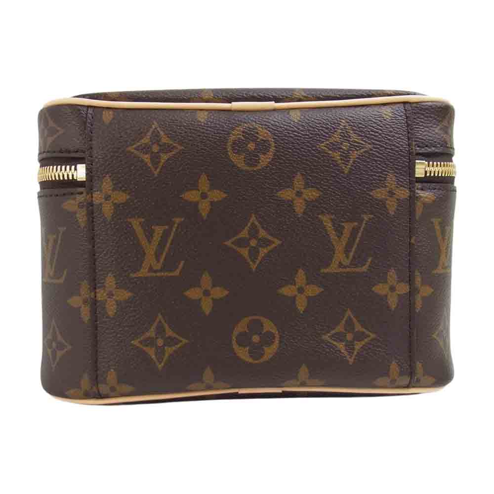 LOUIS VUITTON ルイ・ヴィトン M44495 モノグラム ニース ミニ バニティバッグ ポーチ ブラウン系【極上美品】【中古】