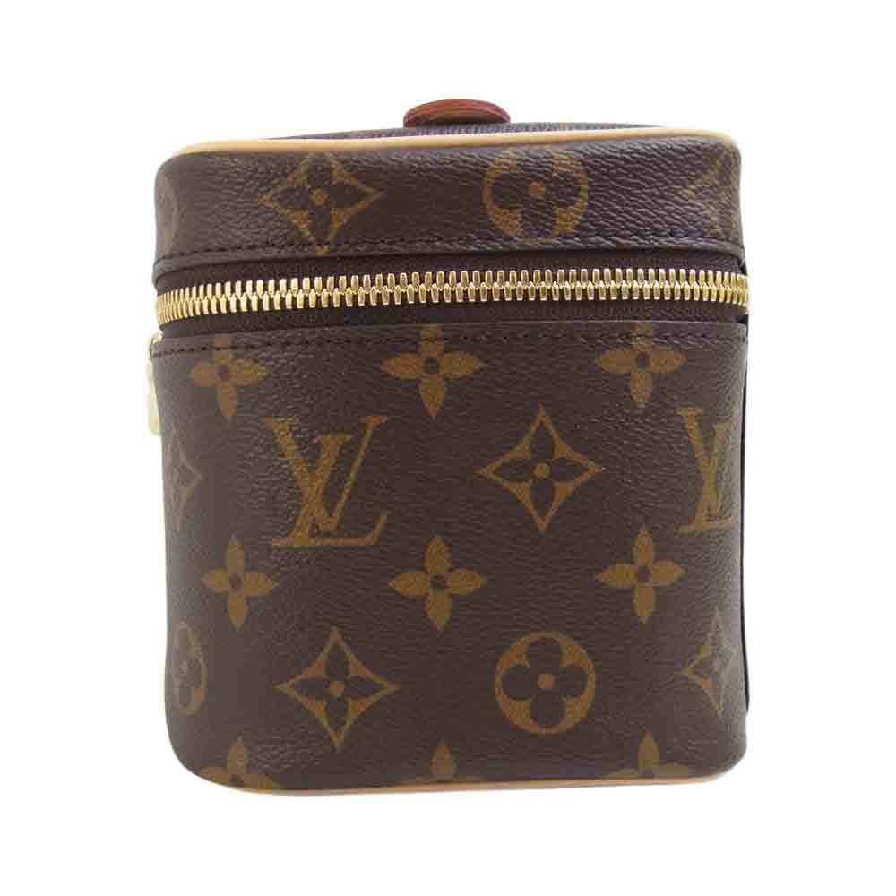 LOUIS VUITTON ルイ・ヴィトン M44495 モノグラム ニース ミニ バニティバッグ ポーチ ブラウン系【極上美品】【中古】