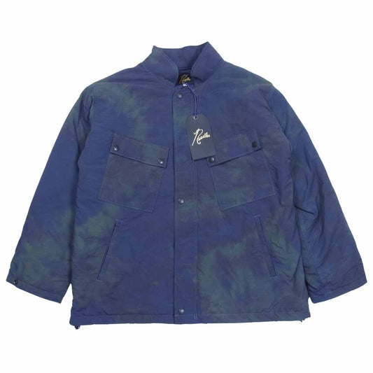 Needles ニードルス 21AW J0174 C.P.Jacket Nylon Tussore Uneven Dye ナイロンタッサー ミリタリー ジャケット ネイビー系 XS【美品】【中古】