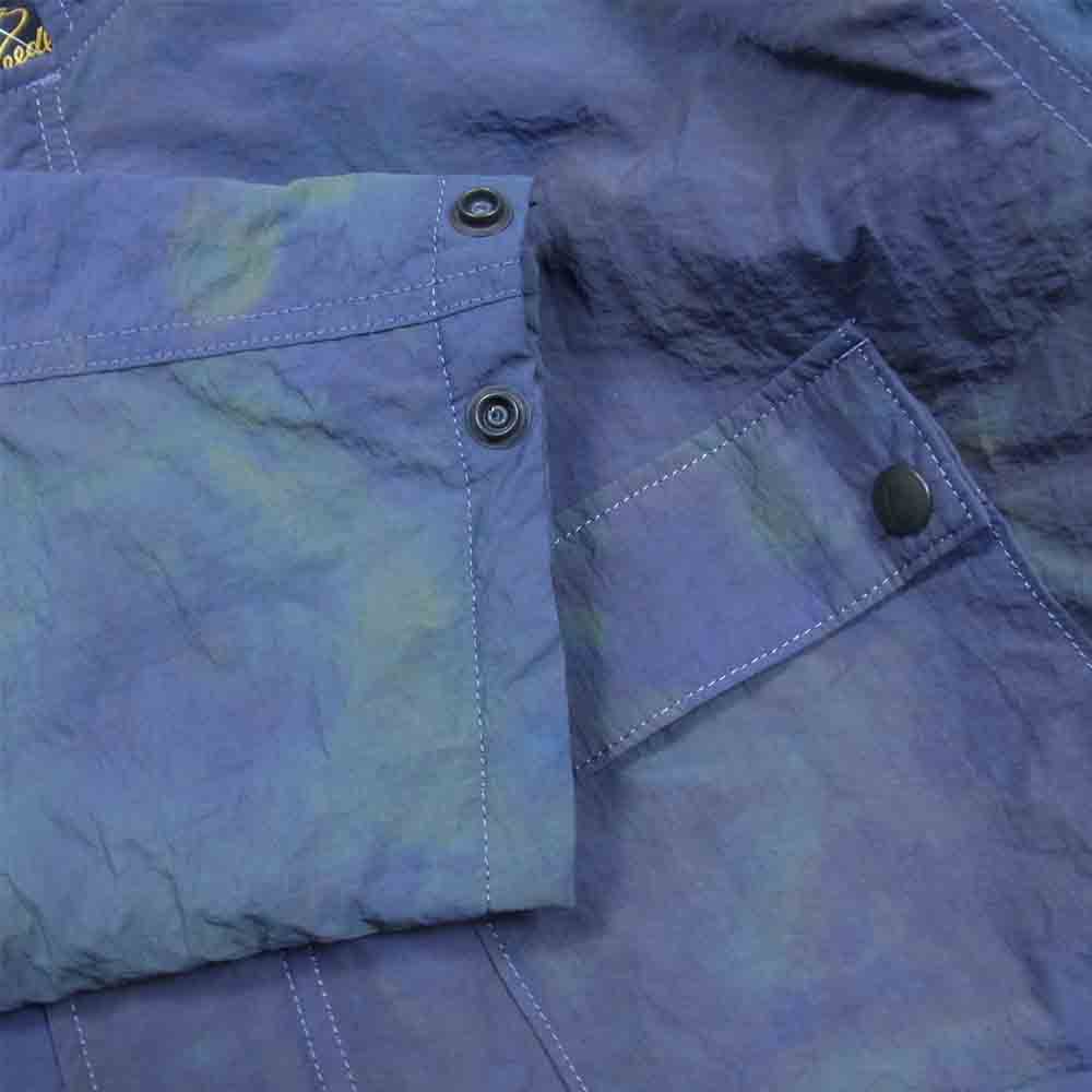 Needles ニードルス 21AW J0174 C.P.Jacket Nylon Tussore Uneven Dye ナイロンタッサー ミリタリー ジャケット ネイビー系 XS【美品】【中古】