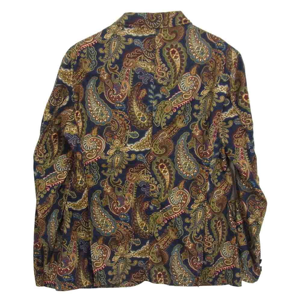 Engineered Garments エンジニアードガーメンツ PAISLEY BAKER JACKET  ベイカージャケット ペイズリー ネイビー系 S【中古】