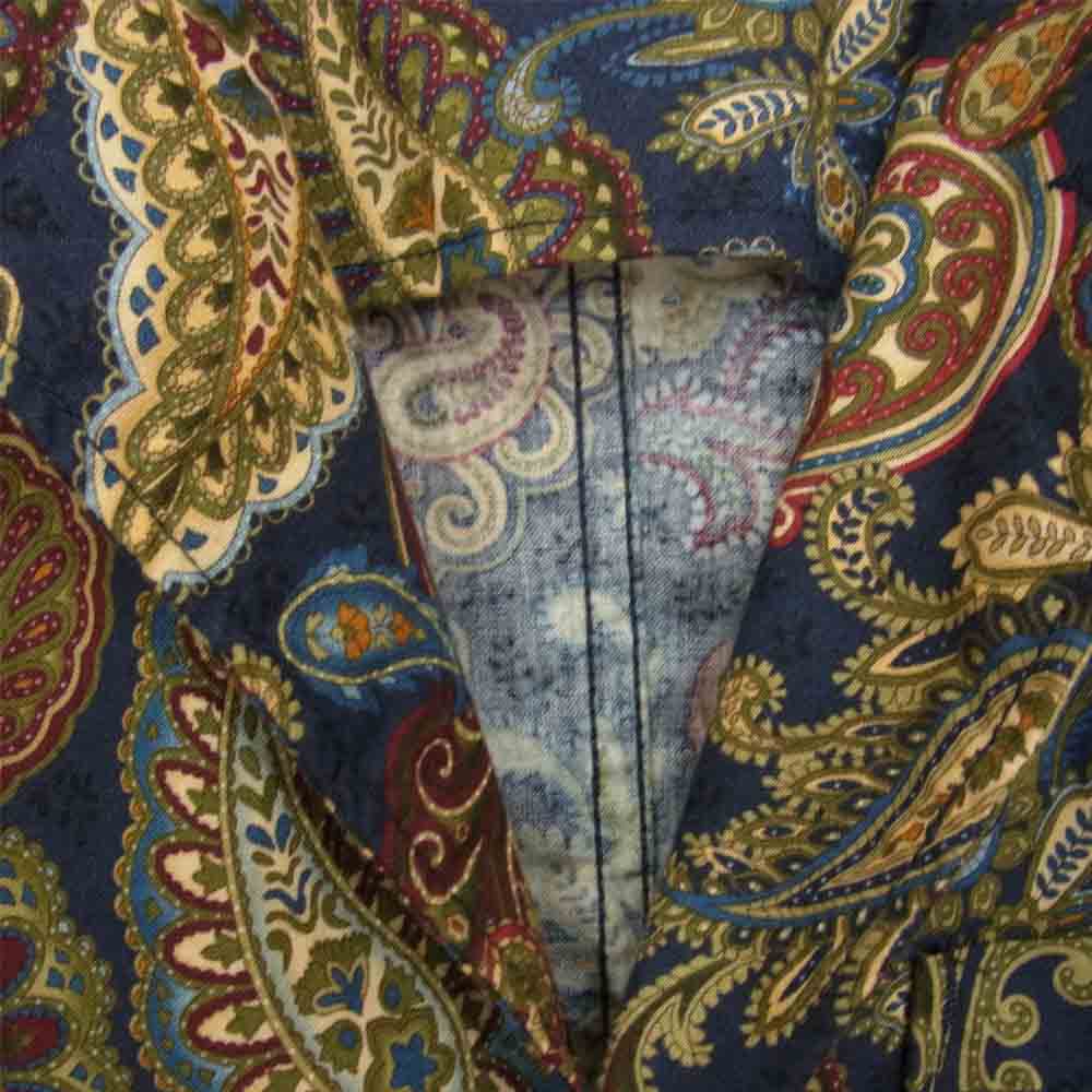 Engineered Garments エンジニアードガーメンツ PAISLEY BAKER JACKET  ベイカージャケット ペイズリー ネイビー系 S【中古】