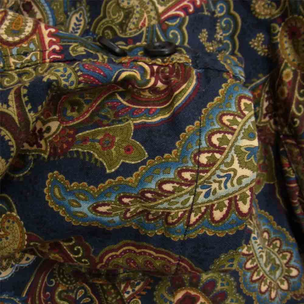 Engineered Garments エンジニアードガーメンツ PAISLEY BAKER JACKET  ベイカージャケット ペイズリー ネイビー系 S【中古】