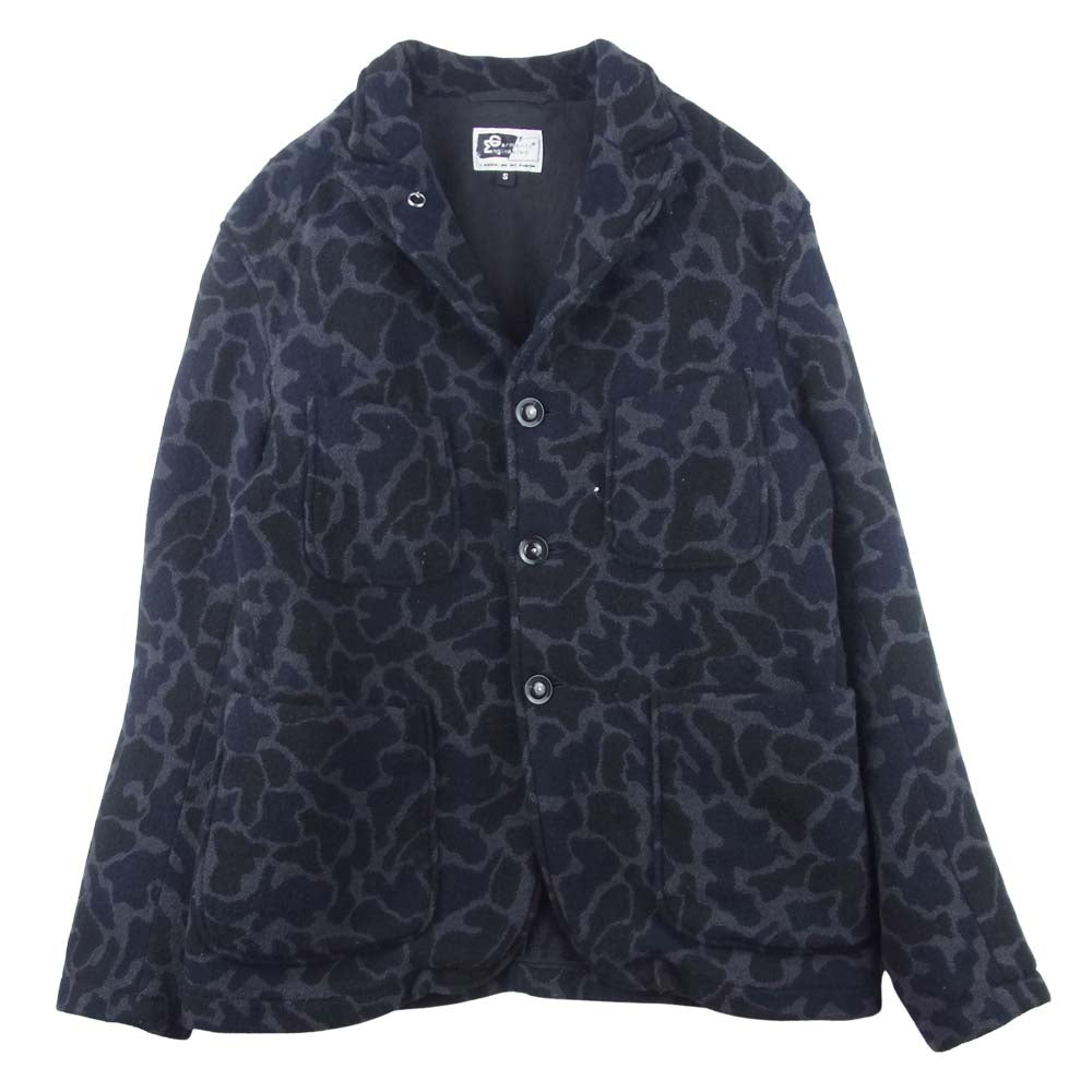 Engineered Garments エンジニアードガーメンツ Lined Bedford Jacket Wool Camo 3B ウール ジャケット グレー系 ブルー系 S【中古】