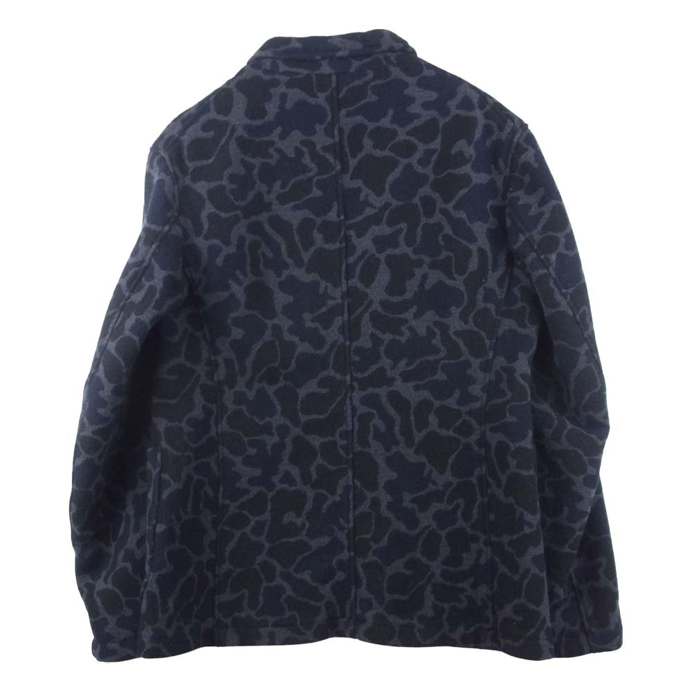 Engineered Garments エンジニアードガーメンツ Lined Bedford Jacket Wool Camo 3B ウール ジャケット グレー系 ブルー系 S【中古】