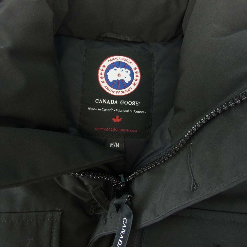 CANADA GOOSE カナダグース 3434JM 国内正規品 MONTREAL VEST モントリオール ダウン ベスト ブラック系 M【中古】