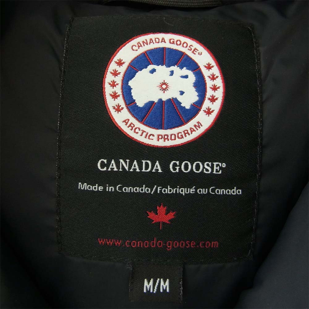 CANADA GOOSE カナダグース 3434JM 国内正規品 MONTREAL VEST モントリオール ダウン ベスト ブラック系 M【中古】