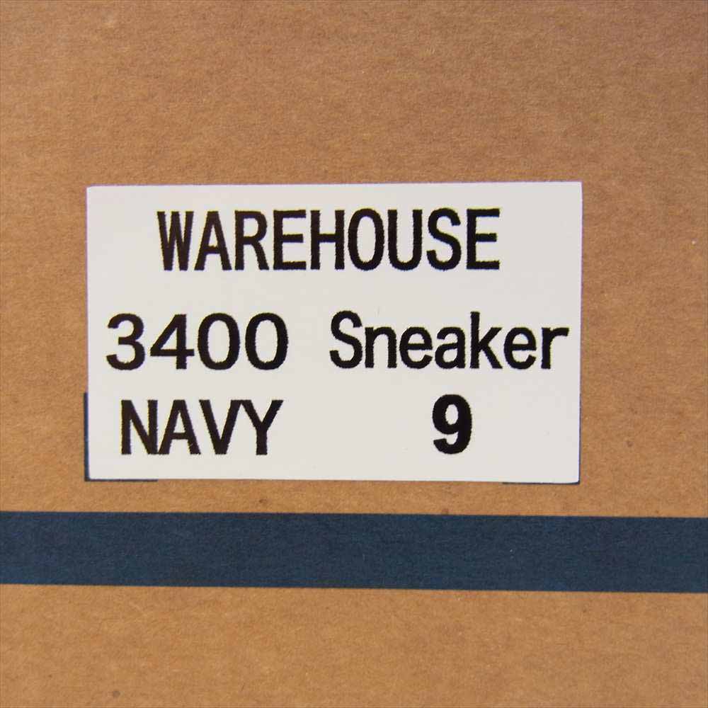 WAREHOUSE ウエアハウス ライン スニーカー ブルー系 9【中古】