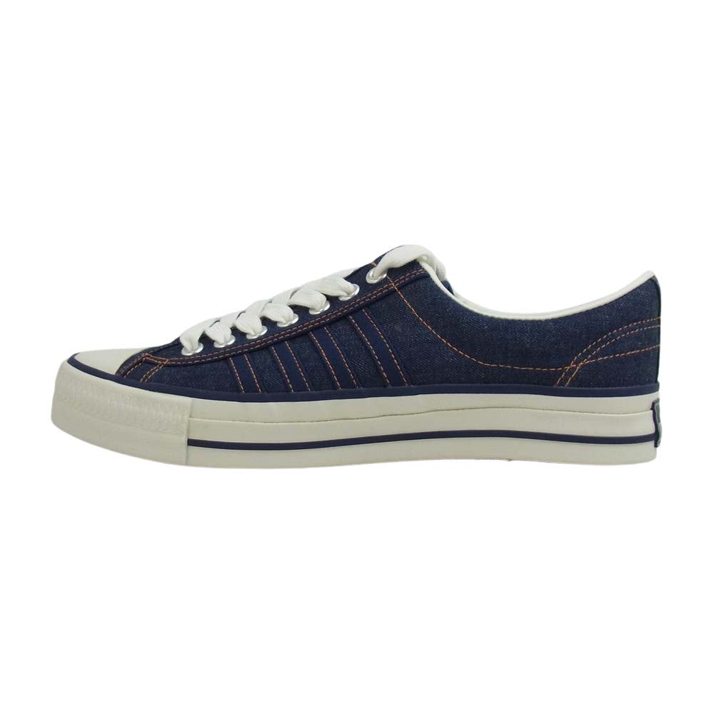 WAREHOUSE ウエアハウス 3500 LOW CUT DENIM SNEAKER ローカット デニム スニーカー インディゴブルー系 9【新古品】【未使用】【中古】