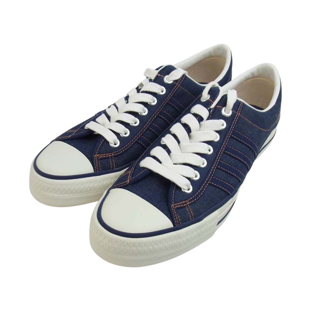 WAREHOUSE ウエアハウス 3500 LOW CUT DENIM SNEAKER ローカット デニム スニーカー インディゴブルー系 9【新古品】【未使用】【中古】