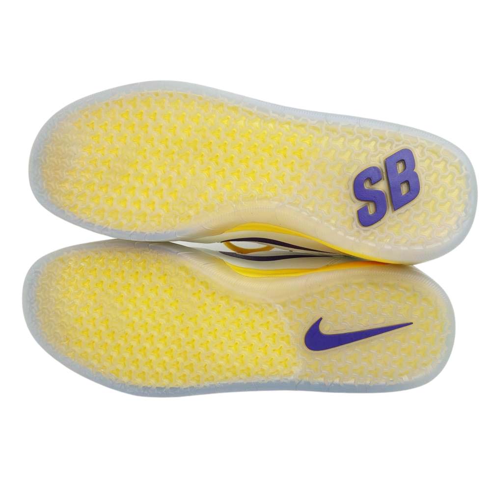 NIKE ナイキ DA3439-100 SB NYJAH FREE 2 × NBA ナイジャ フリー２ レイカーズ ホワイト系 27cm【新古品】【未使用】【中古】