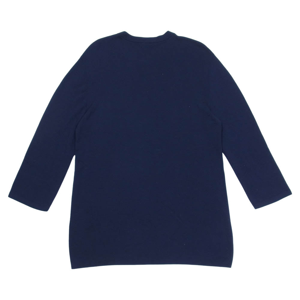 ギャルリーヴィー 七分袖 ニット カットソー ダークネイビー系 M【中古】
