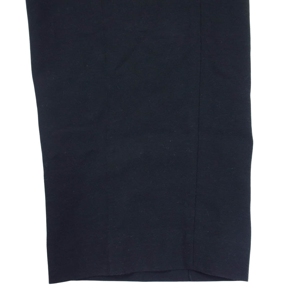 クラネオム タック テーパード イージー スラックス パンツ ブラック系 2【中古】