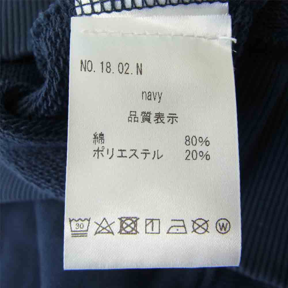 ロンドルフ PLAY A ラウンドネック プルオーバー スウェット ネイビー系 M【中古】