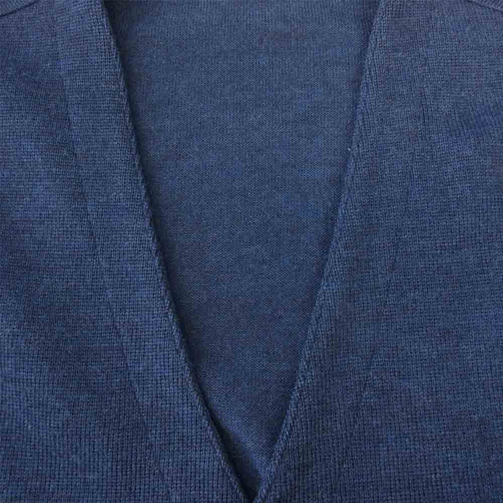 グランサッソ ニット ベスト ネイビー ネイビー系 44【中古】