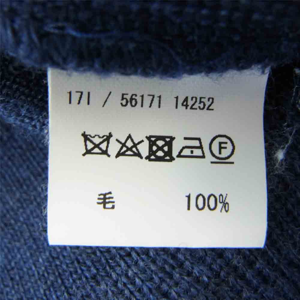 グランサッソ ニット ベスト ネイビー ネイビー系 44【中古】