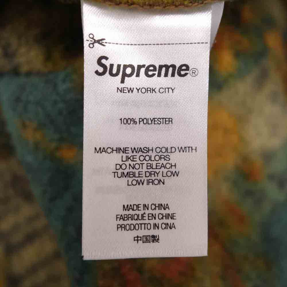 Supreme シュプリーム 21AW Paisley Fleece Shirt ペイズリー フリース シャツ ジャケット グリーン系 M【極上美品】【中古】