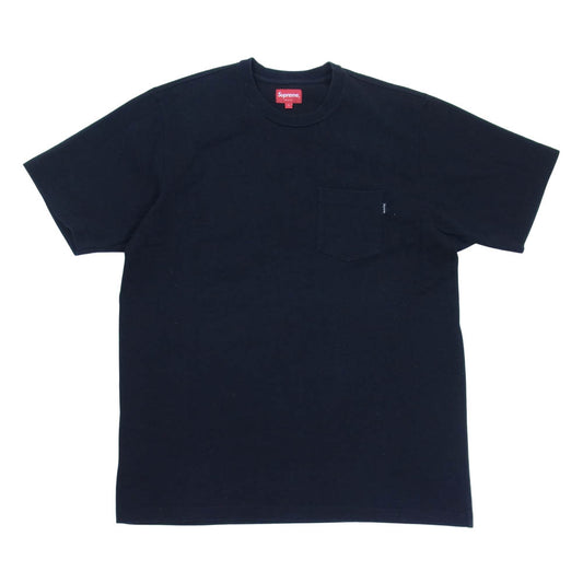 Supreme シュプリーム 20AW S/S Pocket Tee 半袖 ポケット Tシャツ ダークネイビー系 L【中古】