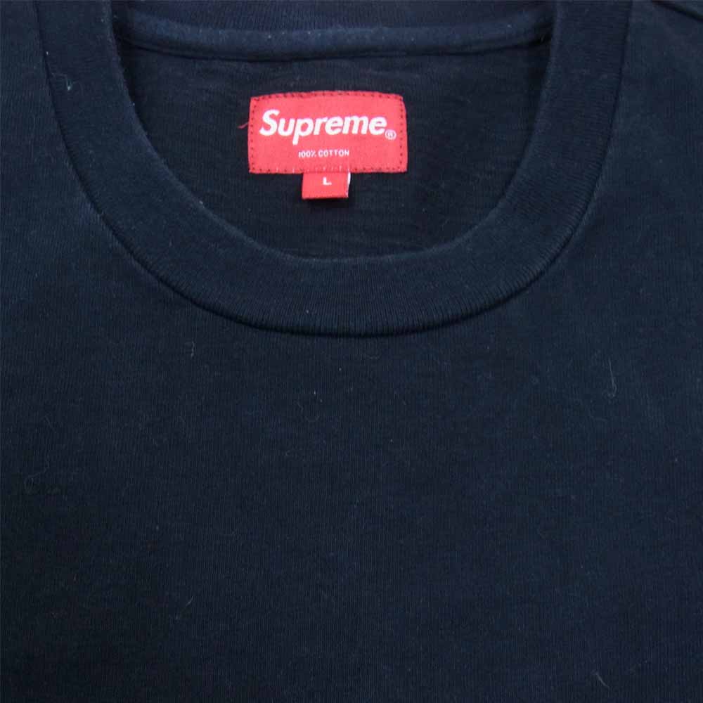 Supreme シュプリーム 20AW S/S Pocket Tee 半袖 ポケット Tシャツ ダークネイビー系 L【中古】